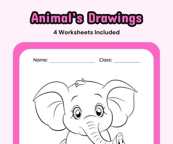 drawing worksheets for preschool