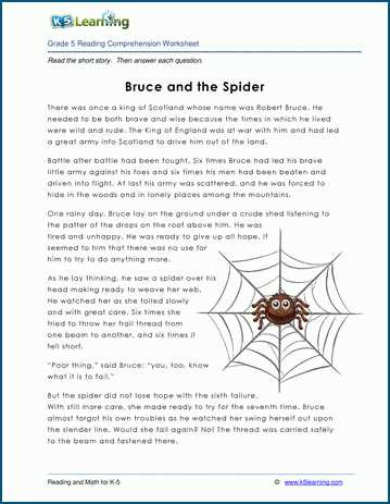 fable worksheets