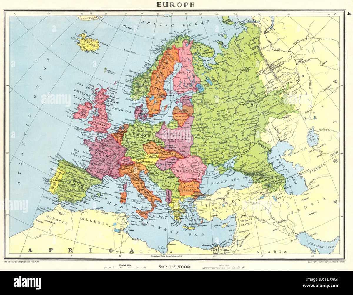 cold war map europe 1945 worksheet