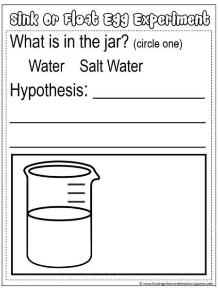 easy science worksheet