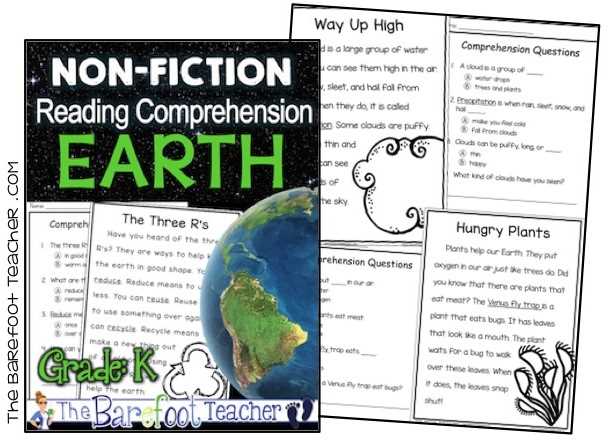earth day reading worksheets