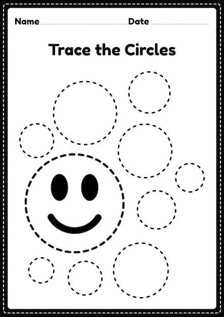 circle worksheets for preschoolers