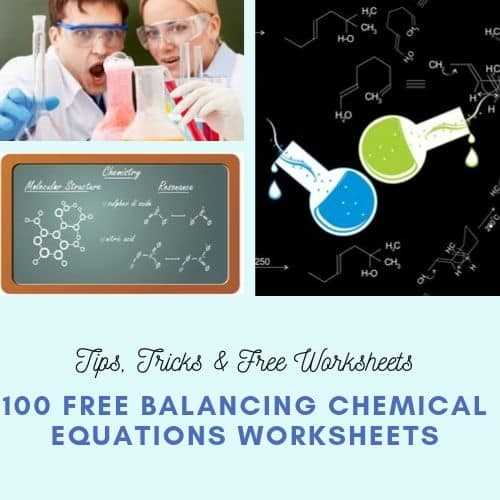 practice worksheets for balancing chemical equations