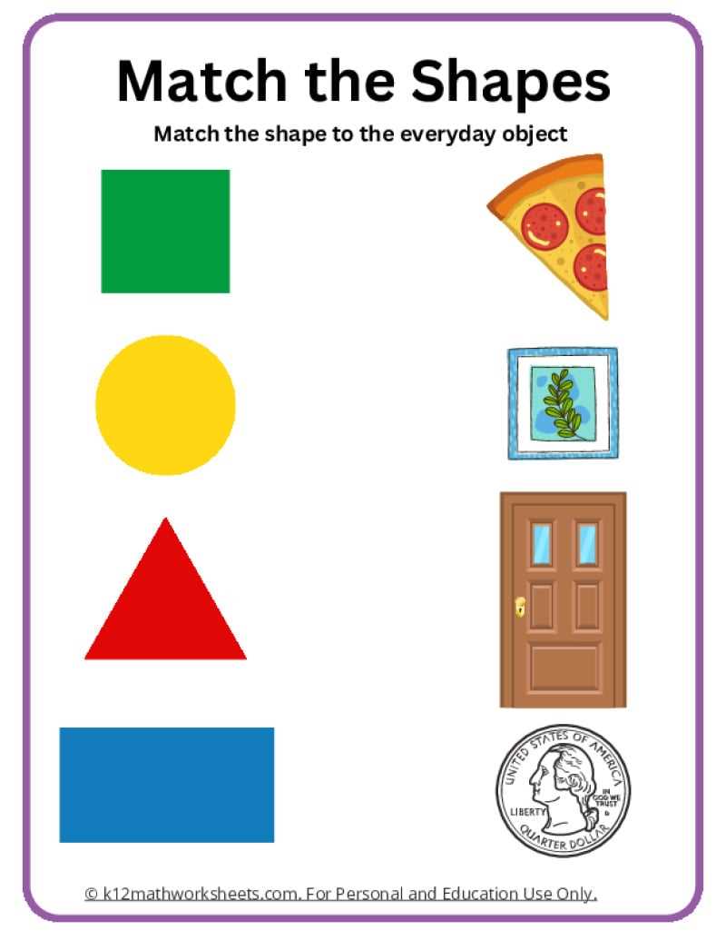 basic shapes worksheets