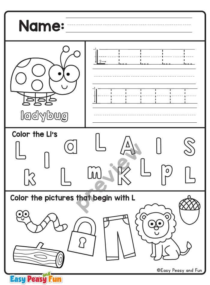 l worksheet