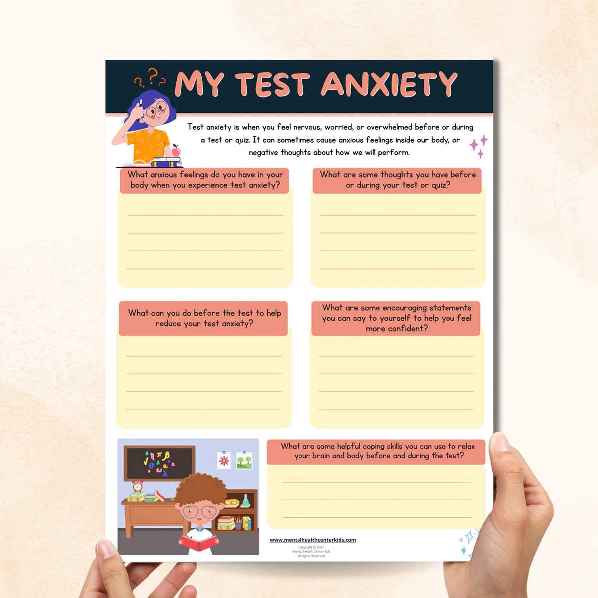 therapeutic worksheets for teens