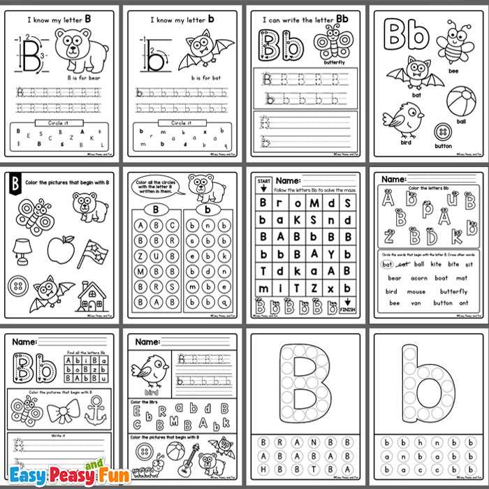 learning letters worksheets