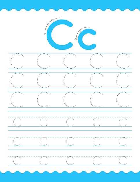 letter c tracing worksheets for kindergarten