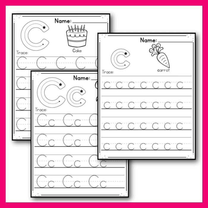 letter c worksheets for kindergarten