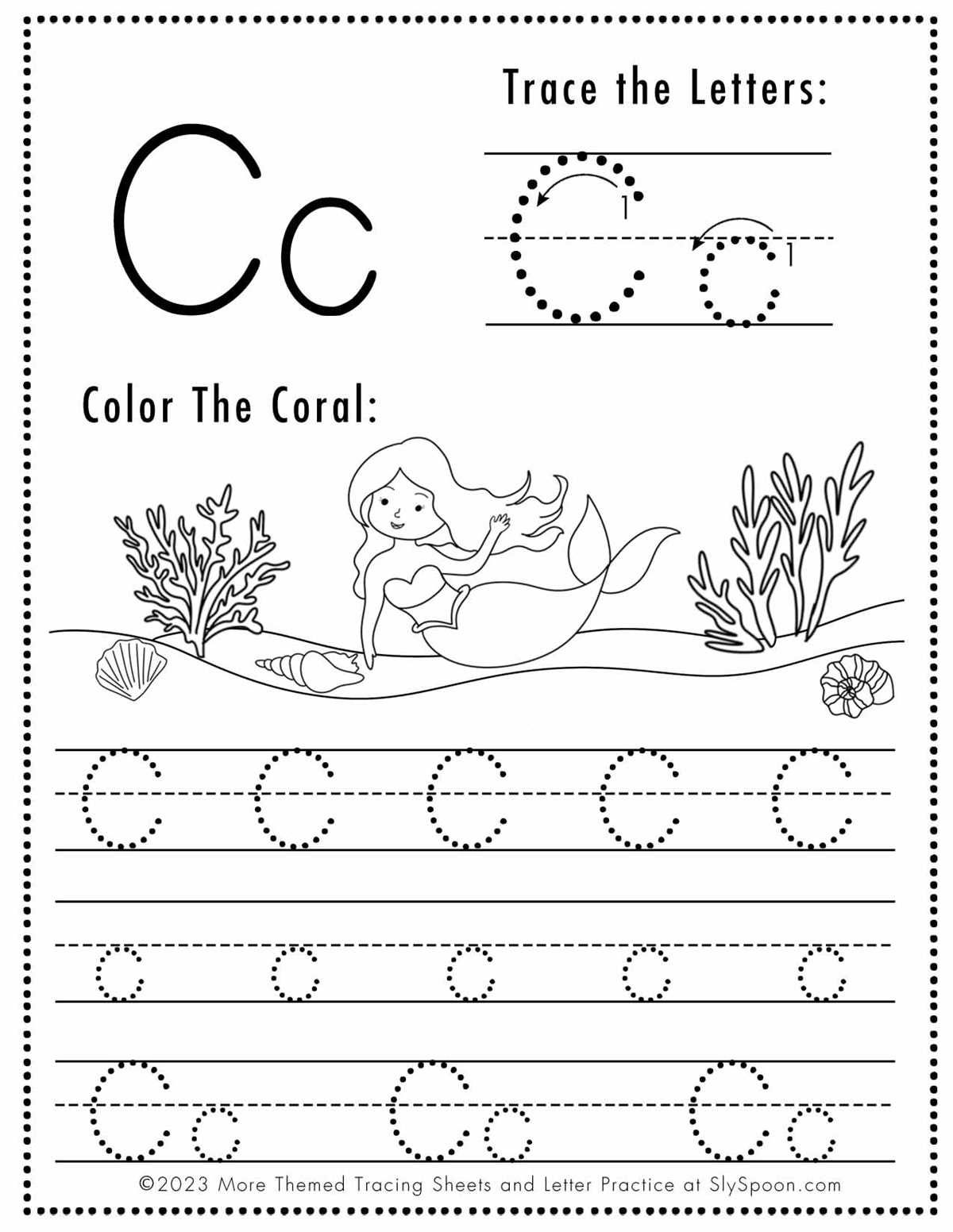 letter c worksheets free printable