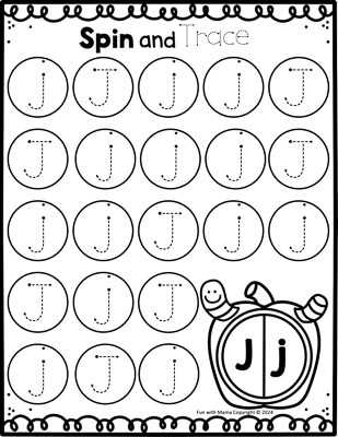 letter j worksheets for kindergarten