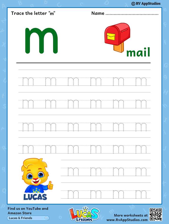 letter m worksheet