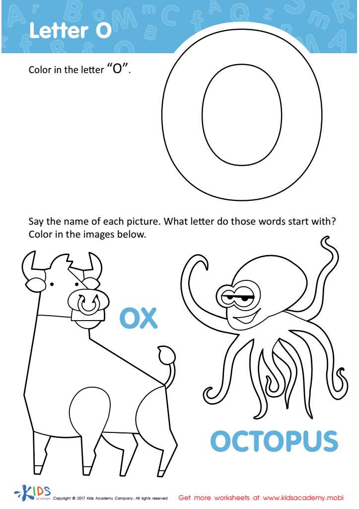 letter oo worksheets