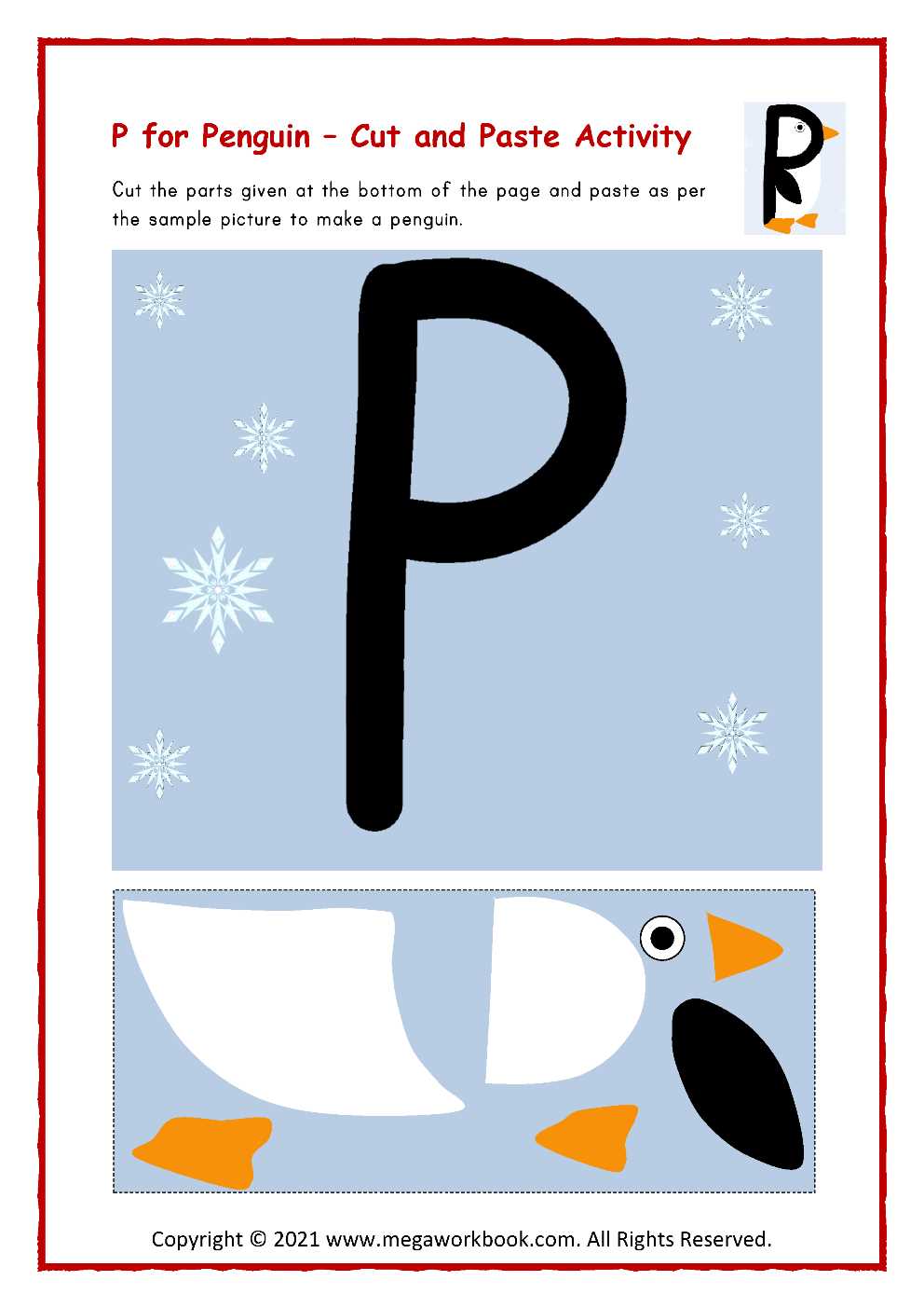 letter p preschool worksheets