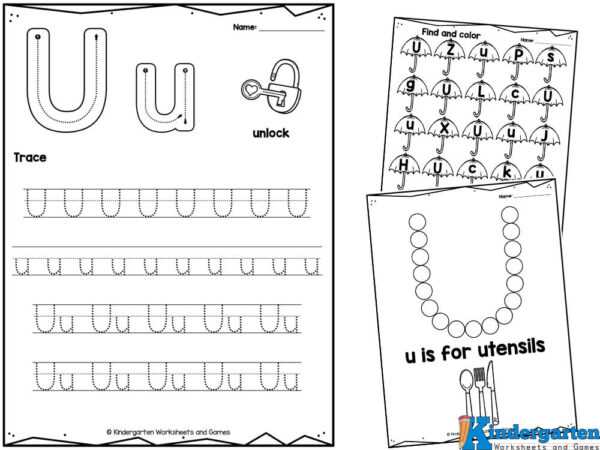letter u worksheets for preschoolers