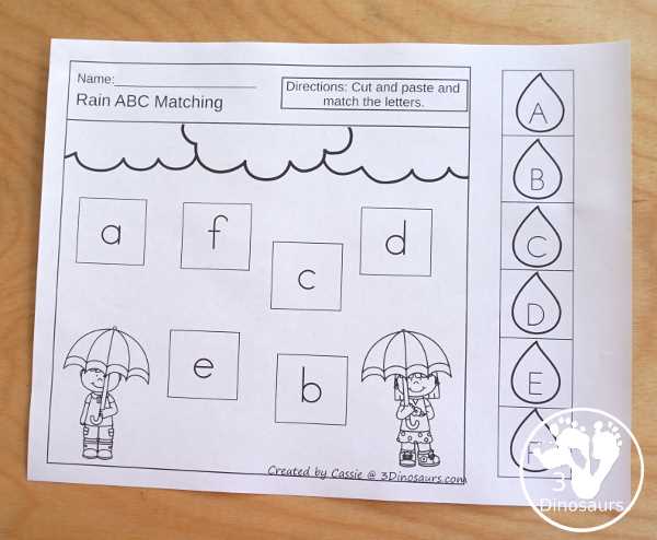abc cut and paste worksheet