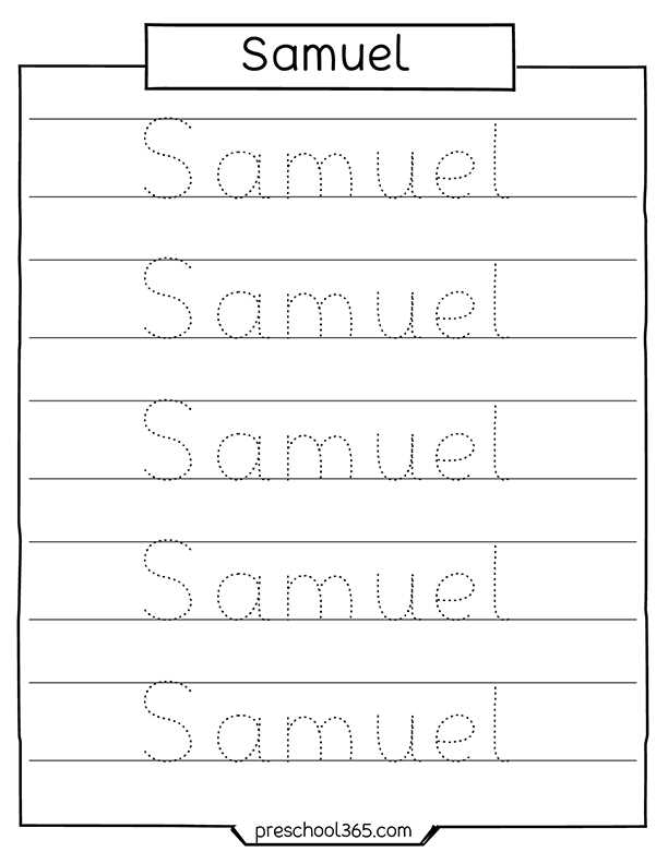 free tracing name worksheets