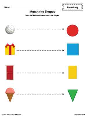 lines and shapes worksheet