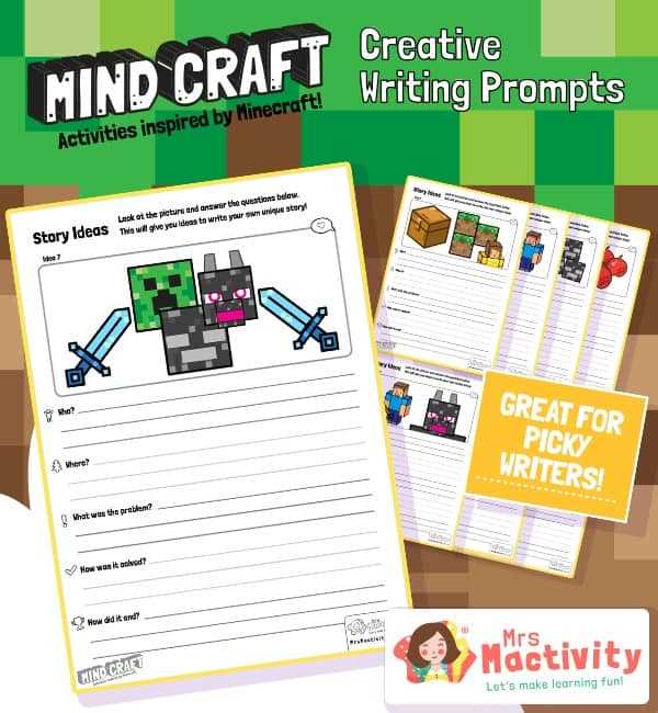 minecraft worksheet