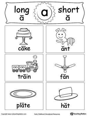 distinguish between long and short vowels worksheets