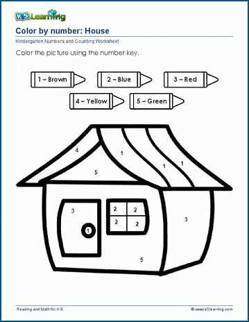 kindergarten coloring math worksheets