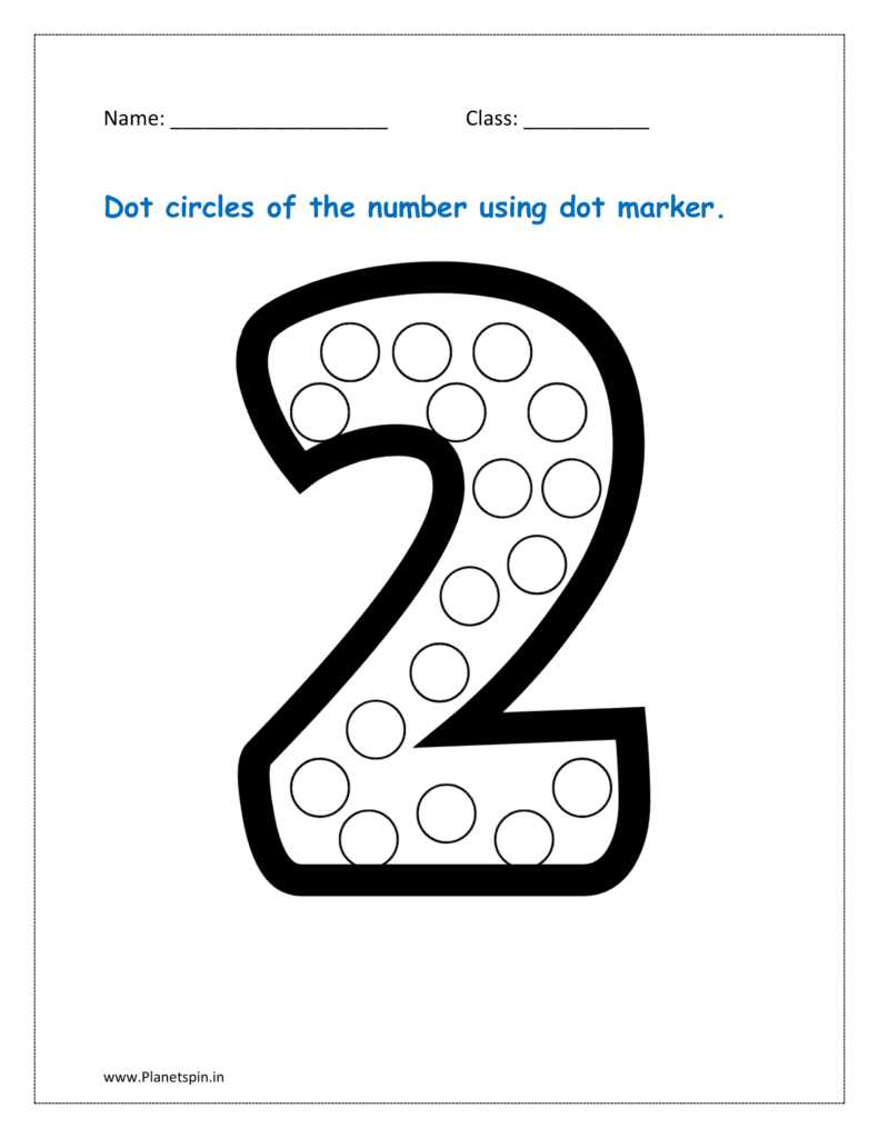 dot worksheets
