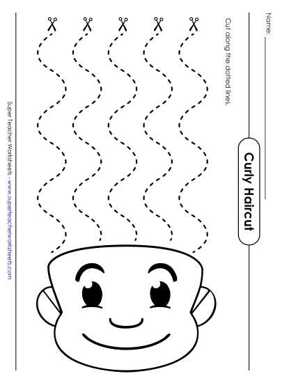 beginner cutting worksheets