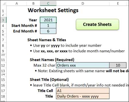 create new worksheet vba
