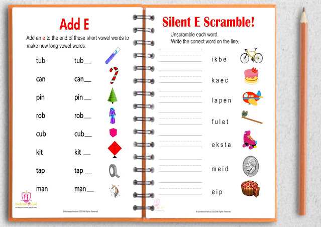 long i with silent e worksheets