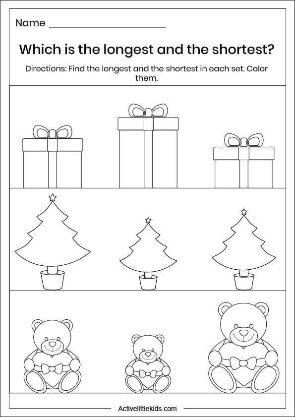 longer or shorter worksheets