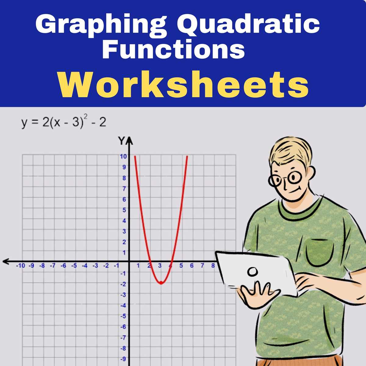 graphing quadratic review worksheet