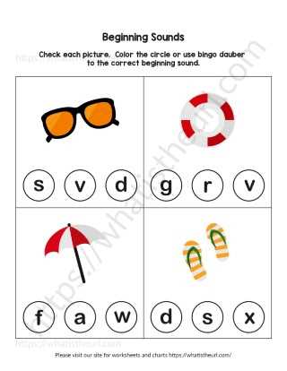 color by sound worksheet