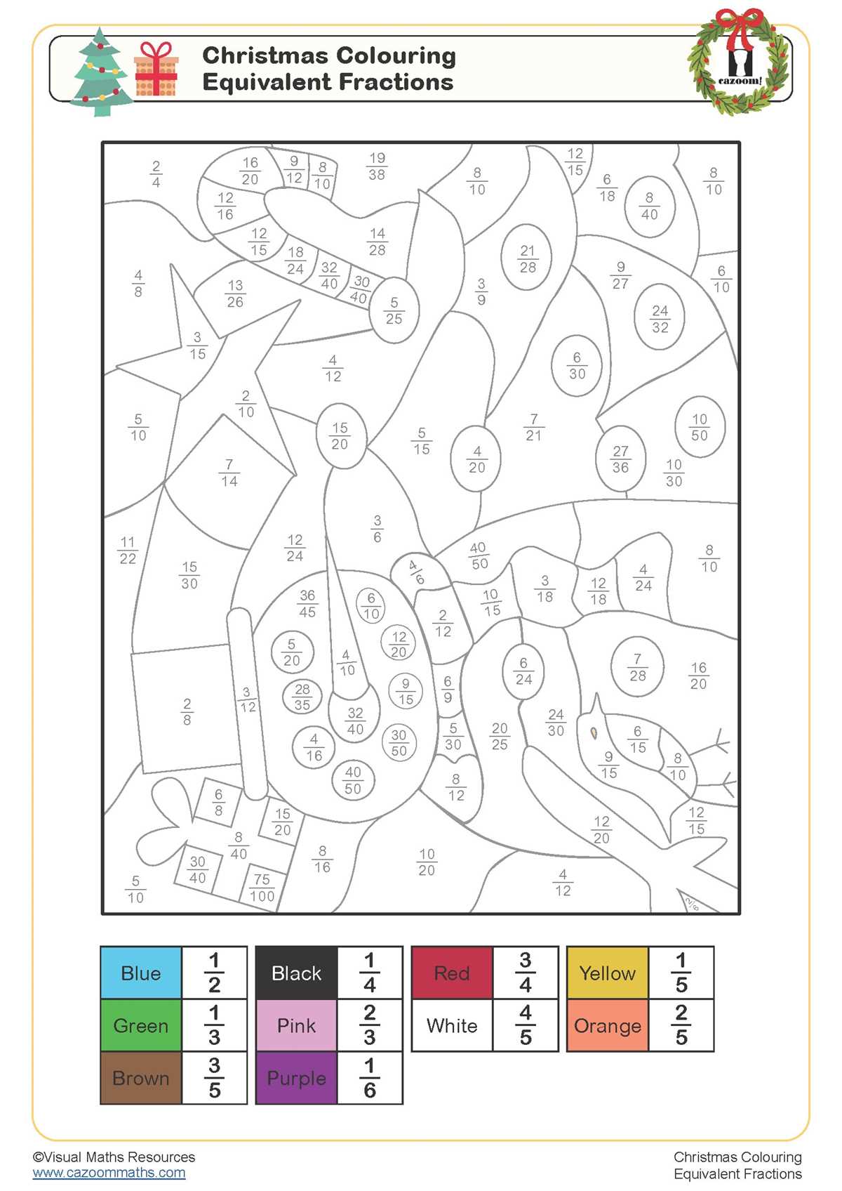 free christmas math worksheets