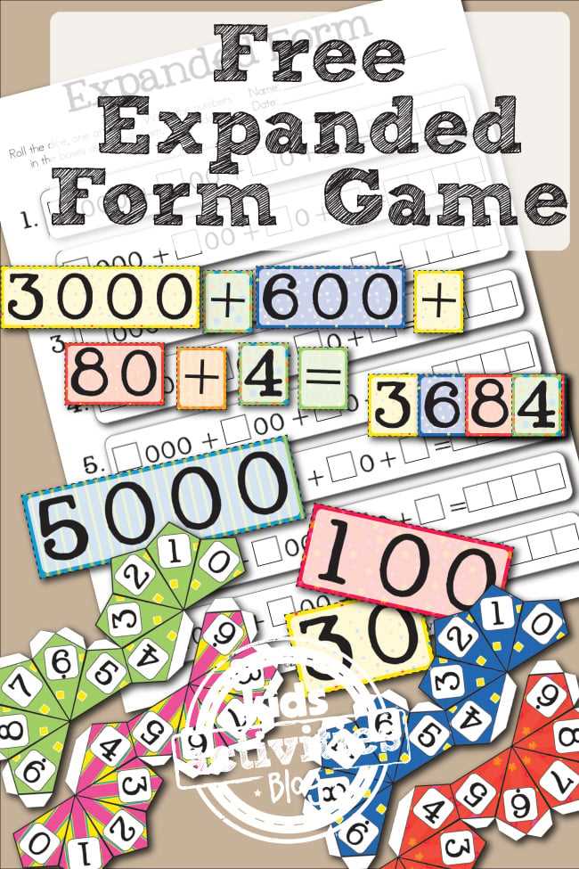 expanded form place value worksheet