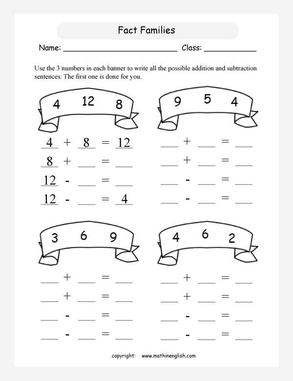 simple math worksheets