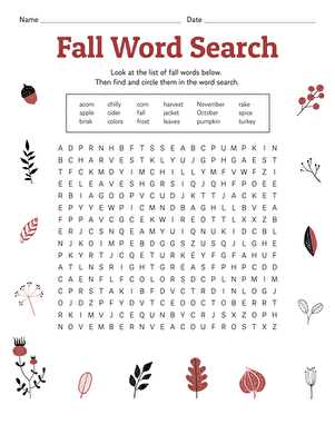 fall worksheets 2nd grade