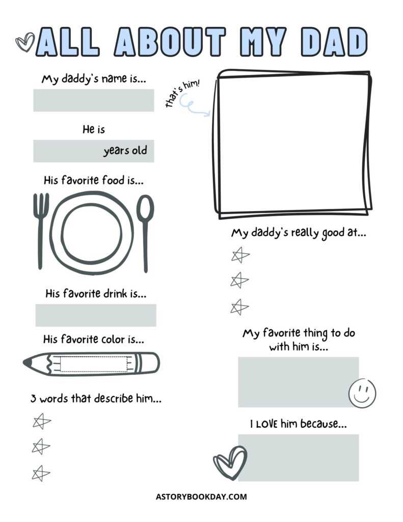dads worksheet
