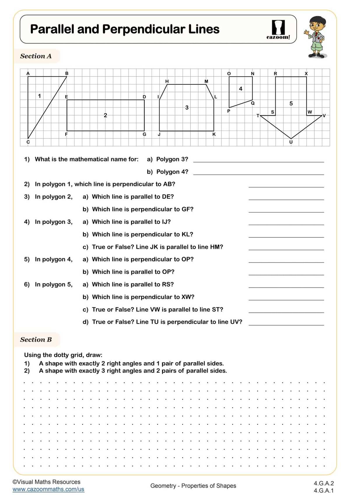 parallel and perpendicular lines algebra 1 worksheet