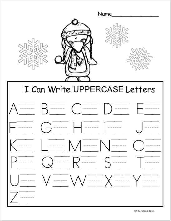 beginning writing worksheets
