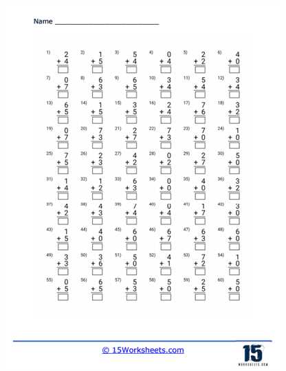 mad minute math worksheets