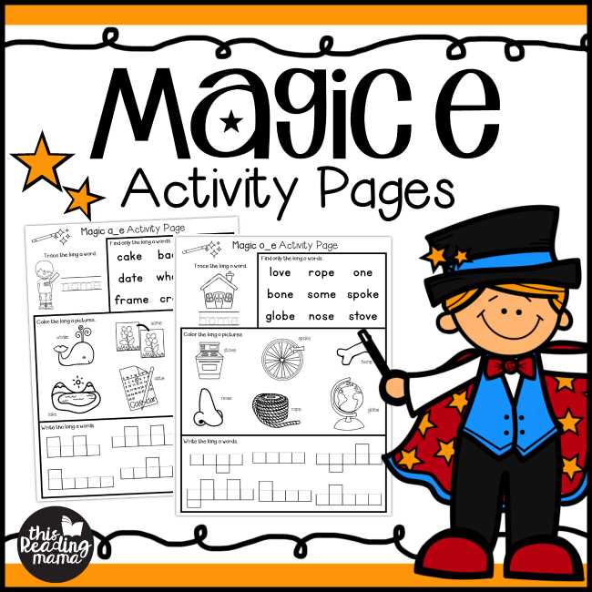 magic e worksheet