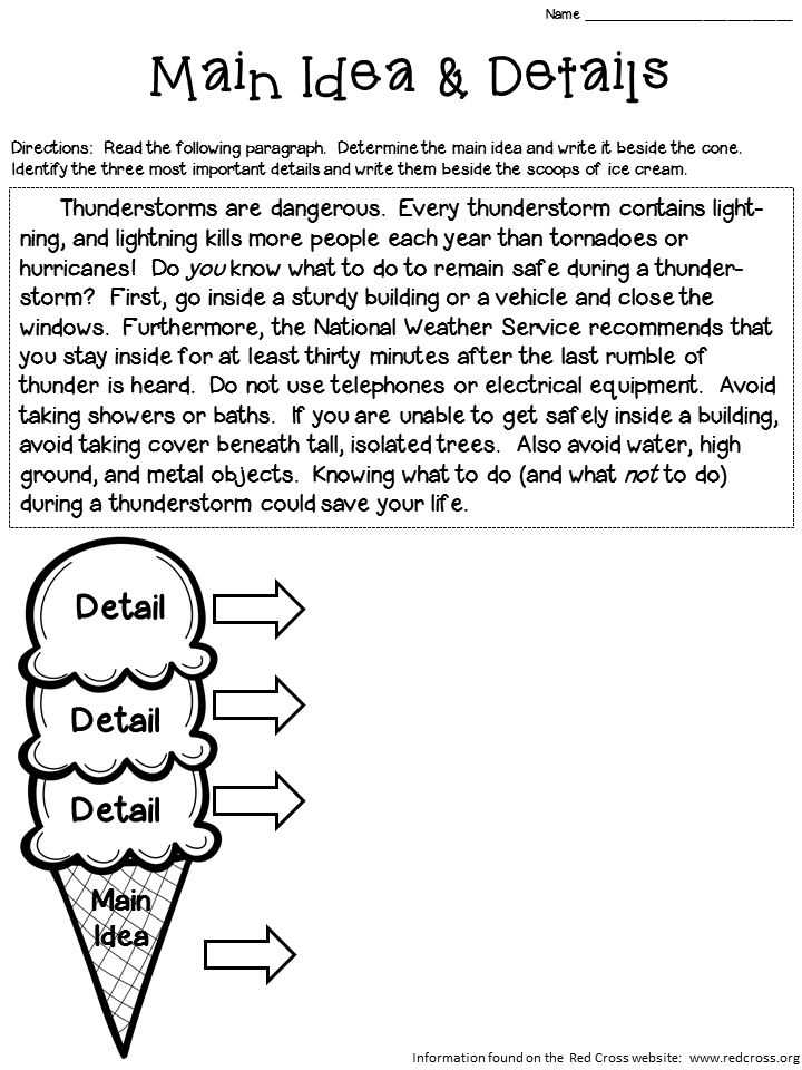 main idea with supporting details worksheets main idea with supporting details worksheets