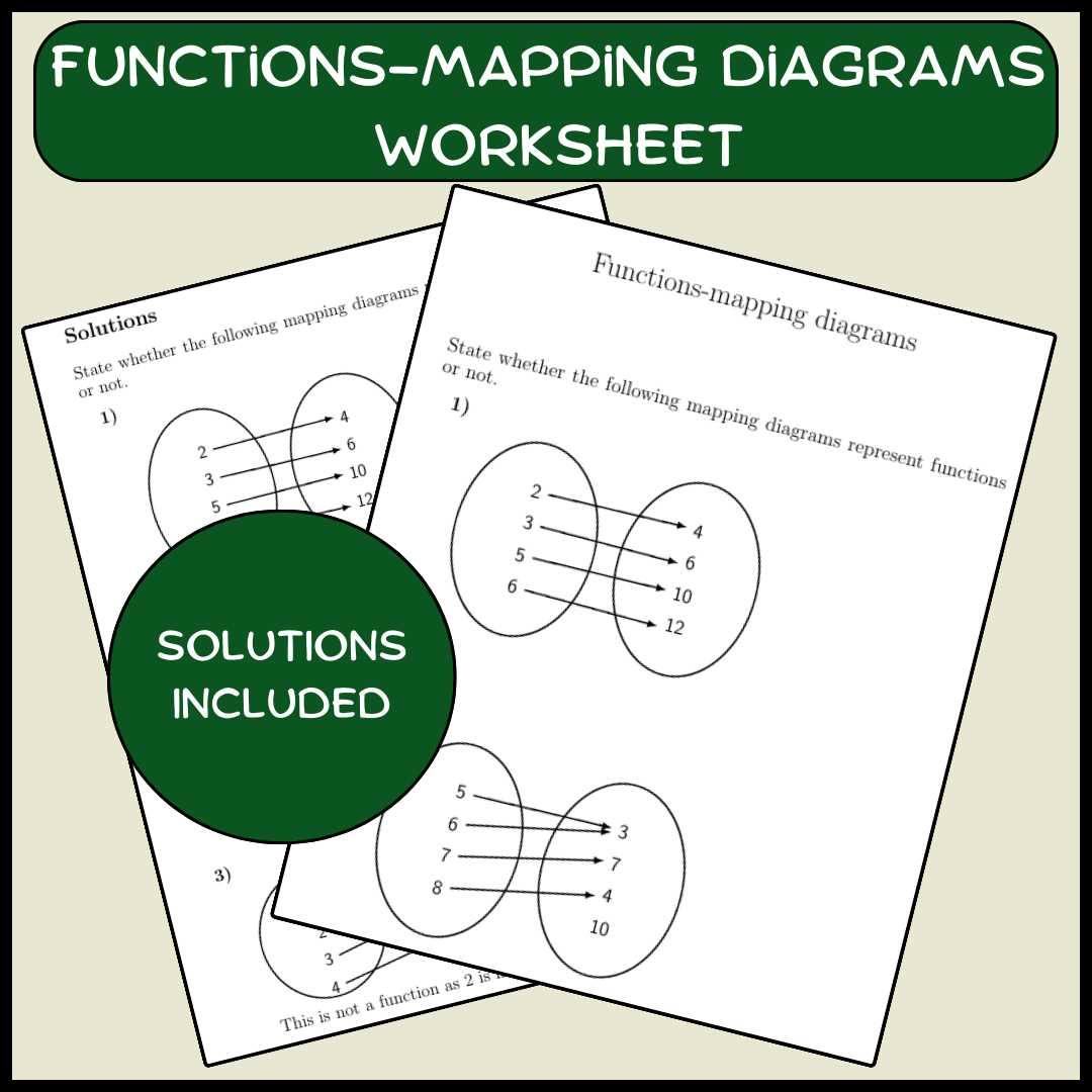 mapping diagrams worksheet