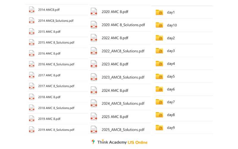 amc 8 practice worksheets