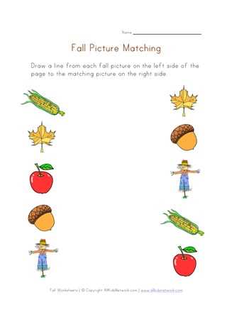 matching printable worksheets
