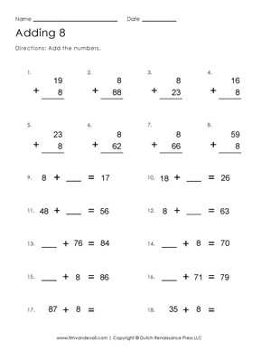 math for 8th grade worksheets