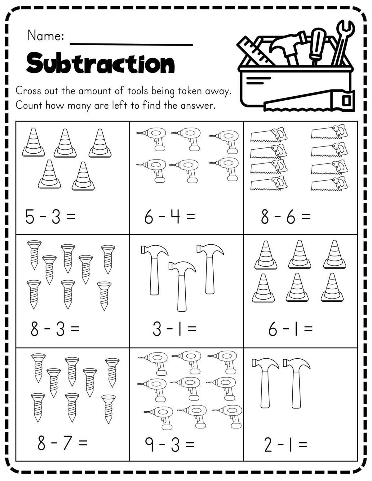 math for pre k worksheets