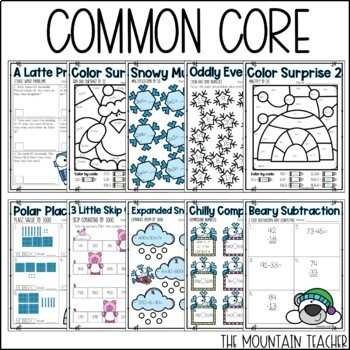 math mountain worksheets