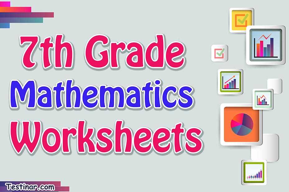math worksheets for 7th graders free printable