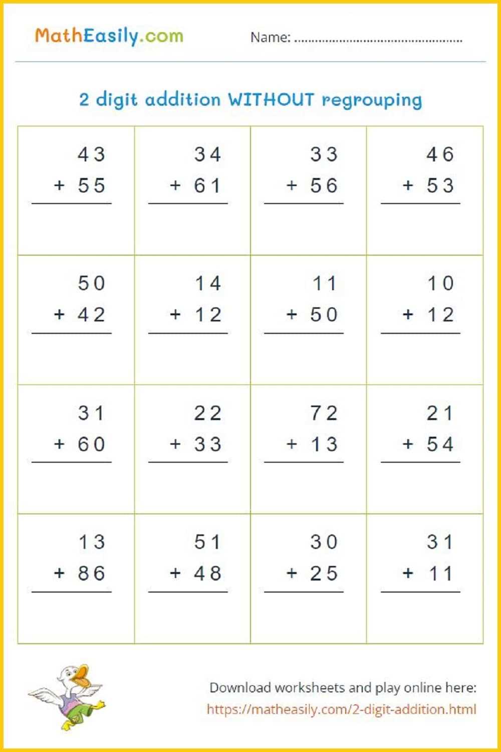 math worksheets for third graders